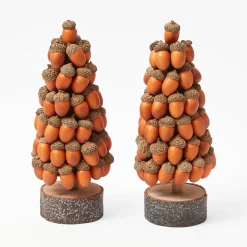 Mrs. Alice Acorn Tree (Pair)< Autumn Decorations