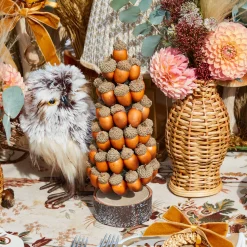 Mrs. Alice Acorn Tree (Pair)< Autumn Decorations