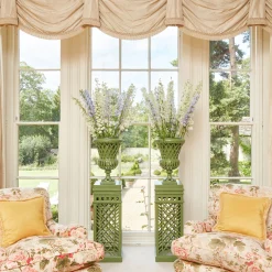 Mrs. Alice Adelaide Green Lattice Urn & Pedestal< Vases | Vases & Planters