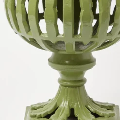 Mrs. Alice Adelaide Green Lattice Urn & Pedestal< Vases | Vases & Planters