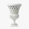Mrs. Alice Adelaide White Lattice Urn< Vases | Vases & Planters