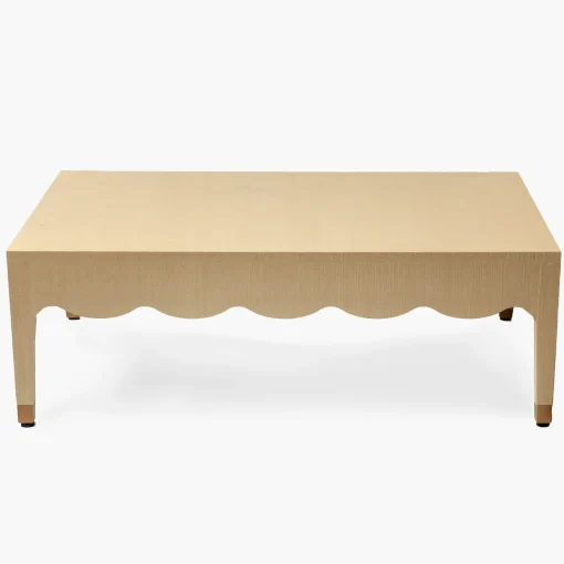 Mrs. Alice Adele Grasscloth Coffee Table< Furniture