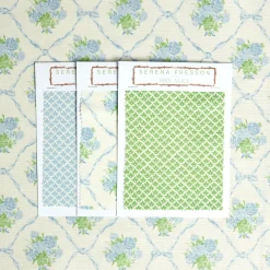 Mrs. Alice Alice's Bouquet Fabric (Blue)< Serena Fresson Fabrics