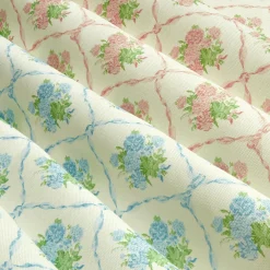 Mrs. Alice Alice's Bouquet Fabric (Blue)< Serena Fresson Fabrics