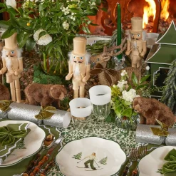Mrs. Alice Alpine Brown Bears (Set of 3)< Christmas Decorations