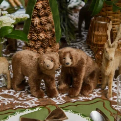 Mrs. Alice Alpine Brown Bears (Set of 3)< Christmas Decorations