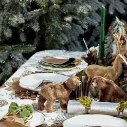 Mrs. Alice Alpine Brown Bears (Set of 3)< Christmas Decorations