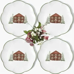 Mrs. Alice Alpine Chalet Dinner Plate (Set of 4)< Dinner Plates | Crockery Sets