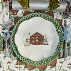 Mrs. Alice Alpine Chalet Dinner Plate< Dinner Plates