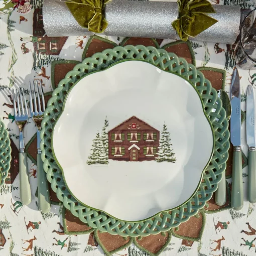 Mrs. Alice Alpine Chalet Dinner Plate< Dinner Plates