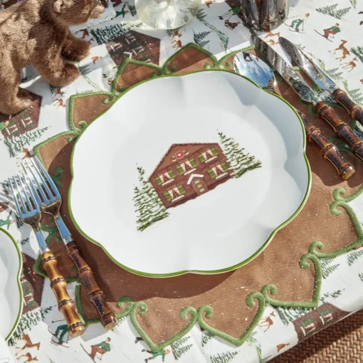 Mrs. Alice Alpine Chalet Dinner Plate< Dinner Plates