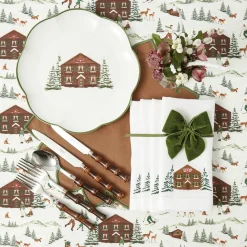 Mrs. Alice Alpine Chalet Dinner Plate (Set of 4)< Dinner Plates | Crockery Sets