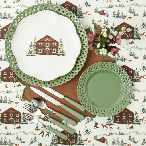 Mrs. Alice Alpine Chalet Dinner Plate< Dinner Plates