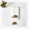 Mrs. Alice Alpine Chalet White Linen Napkins (Set of 4)< Napkins | Under £100