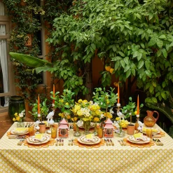 Mrs. Alice Amber Hobnail Jug< Jugs