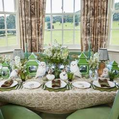 Mrs. Alice Angelina Forest Green & Brown Placemats (Set of 4)< Placemats