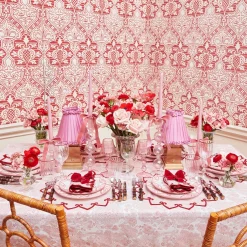 Mrs. Alice Angelique Pink Tablecloth< Tablecloths | For Her