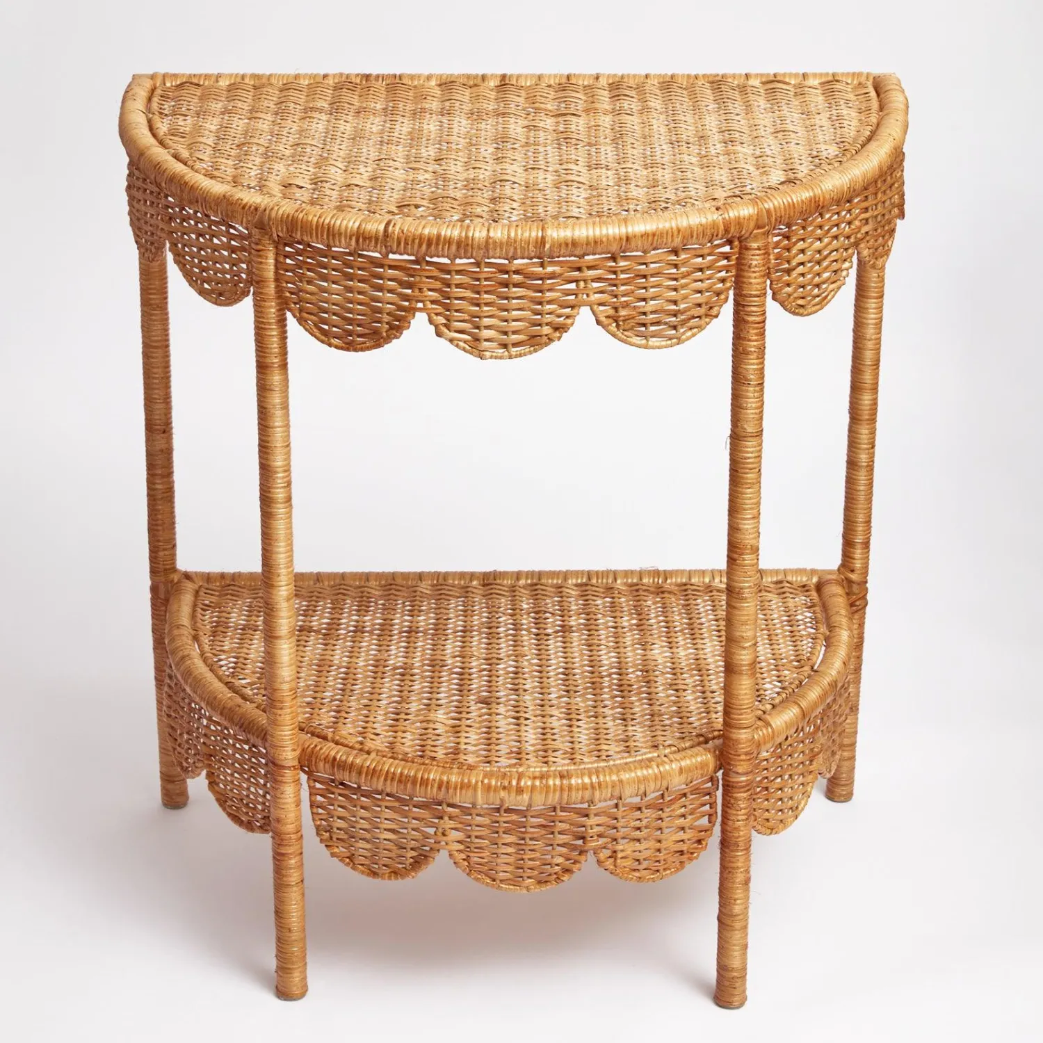 Mrs. Alice Annabelle Rattan Side Table< Furniture | Furniture