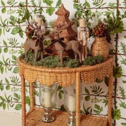 Mrs. Alice Annabelle Rattan Side Table< Furniture | Furniture