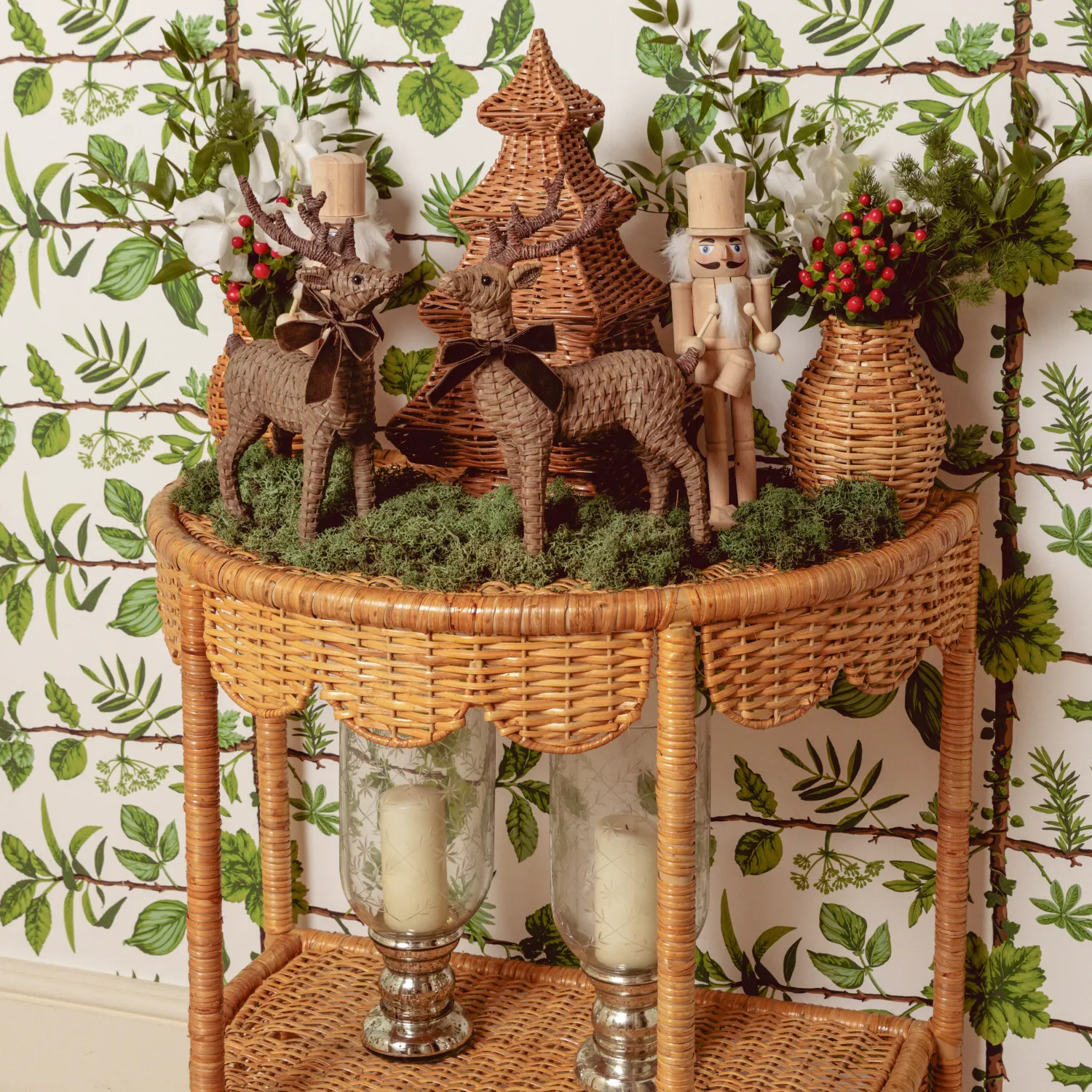 Mrs. Alice Annabelle Rattan Side Table< Furniture | Furniture