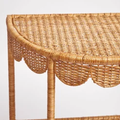 Mrs. Alice Annabelle Rattan Side Table< Furniture | Furniture