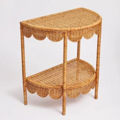 Mrs. Alice Annabelle Rattan Side Table< Furniture | Furniture