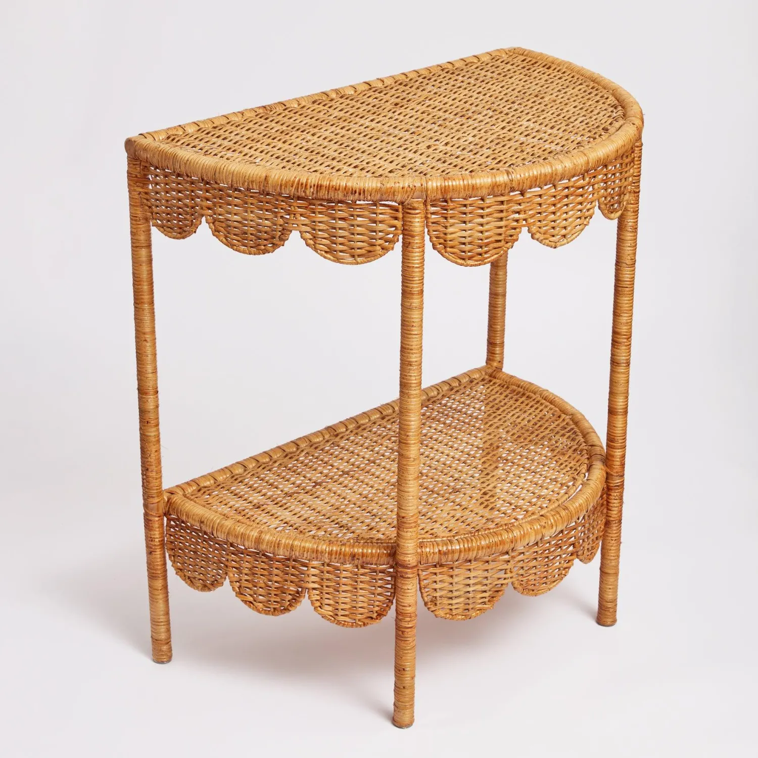 Mrs. Alice Annabelle Rattan Side Table< Furniture | Furniture