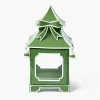 Mrs. Alice Apple Green Bow Pagoda Lantern< Spring Decorations | Pagodas & Lanterns