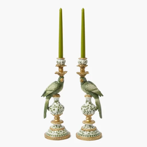 Mrs. Alice Apple Green Candles (Set of 8)< Summer Candleware | Candles