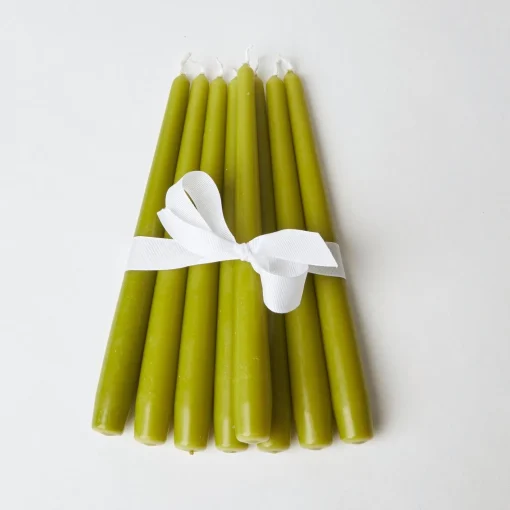 Mrs. Alice Apple Green Candles (Set of 8)< Summer Candleware | Candles
