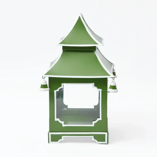 Mrs. Alice Apple Green Pagoda Lantern< Year-round Decorations | Spring Decorations