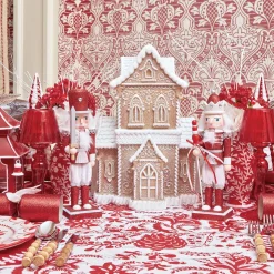 Mrs. Alice Assorted Red Glitter Nutcracker Trio< Christmas Decorations
