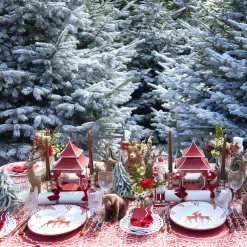 Mrs. Alice Assorted Red Glitter Nutcracker Trio< Christmas Decorations
