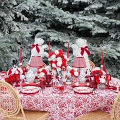 Mrs. Alice Assorted Red Glitter Nutcracker Trio< Christmas Decorations