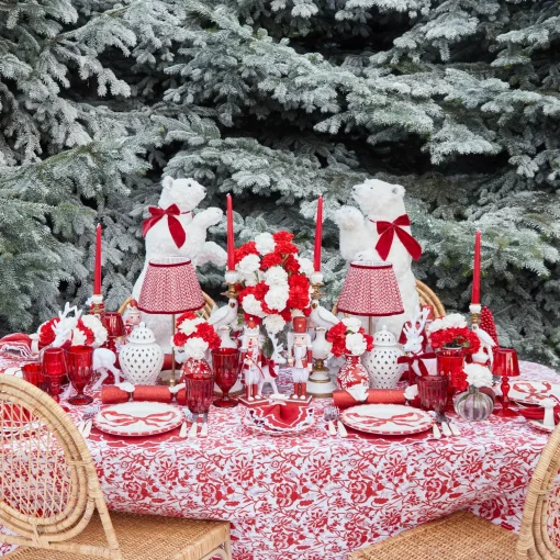 Mrs. Alice Assorted Red Glitter Nutcracker Trio< Christmas Decorations