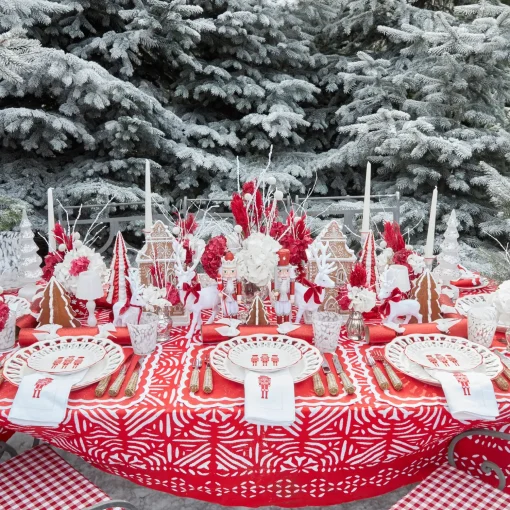 Mrs. Alice Assorted Red Glitter Nutcracker Trio< Christmas Decorations