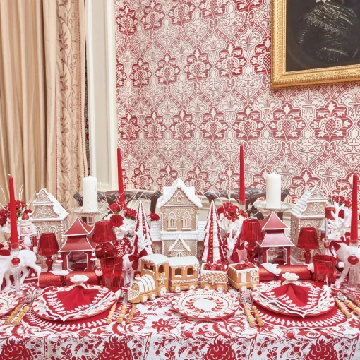 Mrs. Alice Assorted Red Glitter Nutcracker Trio< Christmas Decorations