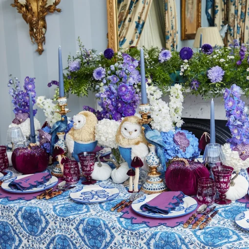 Mrs. Alice Aubergine Anita Engraved Glass (Set of 4)< Glasses