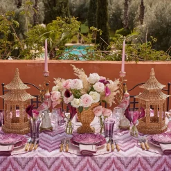 Mrs. Alice Aubergine Positano Glasses (Set of 4)< Summer Glassware | Glasses