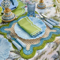 Mrs. Alice Aurora Woven Placemats (Set of 4)< Summer Table Linen | Placemats