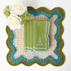 Mrs. Alice Aurora Woven Placemats (Set of 4)< Summer Table Linen | Placemats