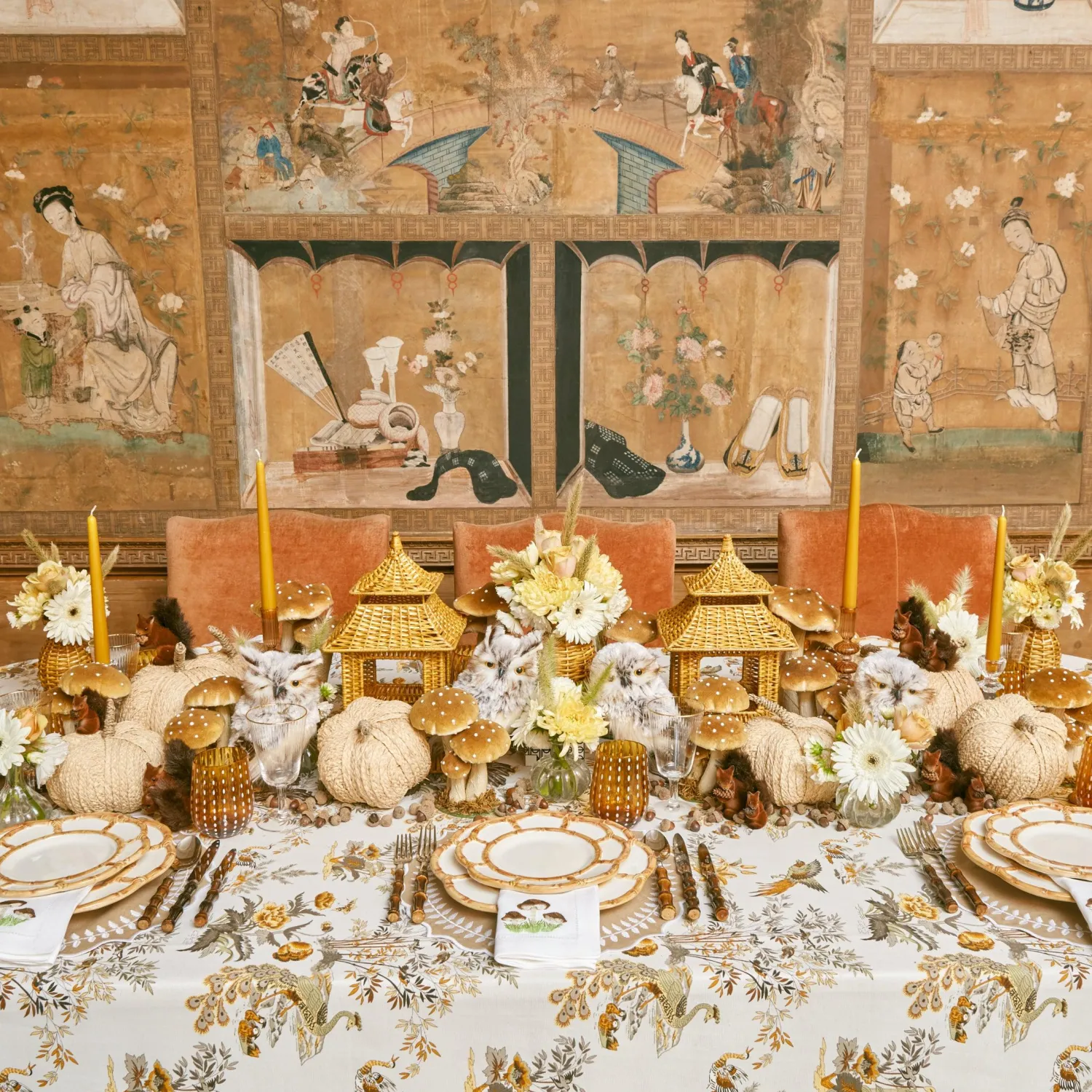 Mrs. Alice Autumn Fields Tablecloth< Tablecloths