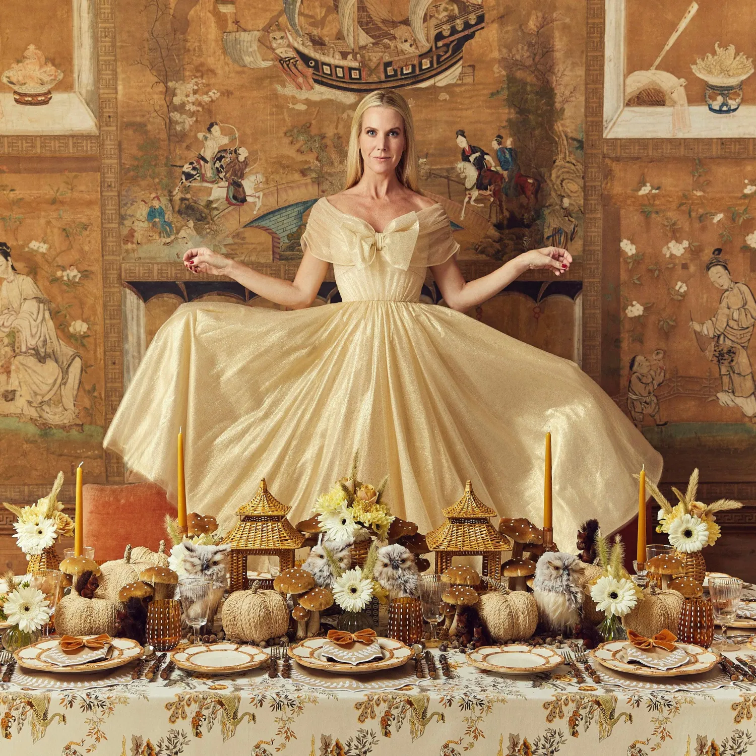 Mrs. Alice Autumn Fields Tablecloth< Tablecloths