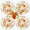 Mrs. Alice Autumn Flowers Dinner & Starter Plates (Set of 8)< Crockery Sets