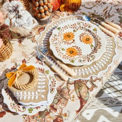 Mrs. Alice Autumn Flowers Dinner Plate< Dinner Plates