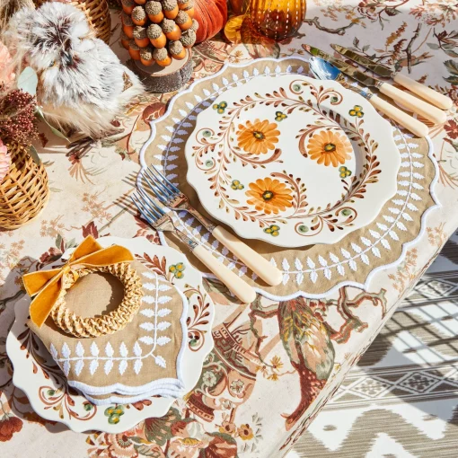 Mrs. Alice Autumn Flowers Dinner Plate< Dinner Plates