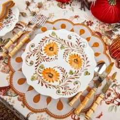Mrs. Alice Autumn Flowers Dinner Plates (Set of 4)< Dinner Plates | Crockery Sets