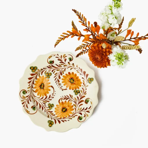 Mrs. Alice Autumn Flowers Dinner Plate< Dinner Plates
