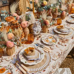Mrs. Alice Autumn Flowers Dinner Plates (Set of 4)< Dinner Plates | Crockery Sets