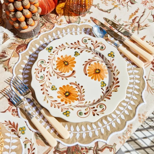 Mrs. Alice Autumn Flowers Dinner Plate< Dinner Plates